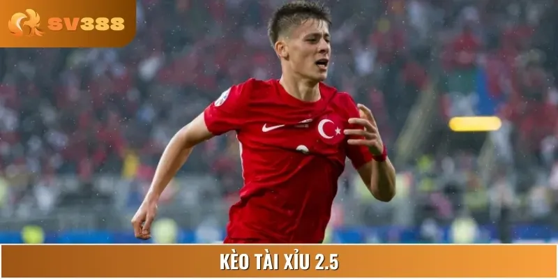 Ở kèo tài xỉu, trận đấu này được đánh giá ở mức 2.5 trái